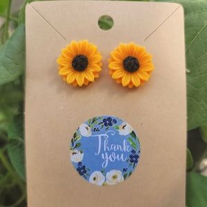 Handmade Sunflower EarRings 🌻